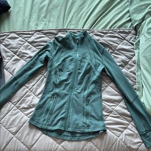 Teal Full-Zip Jacket
